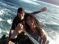 Laie Hawaii with Rasta