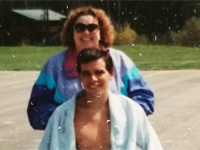 In Montana with mom