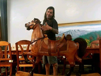 The other side of the tracks - a $2,600 rocking horse