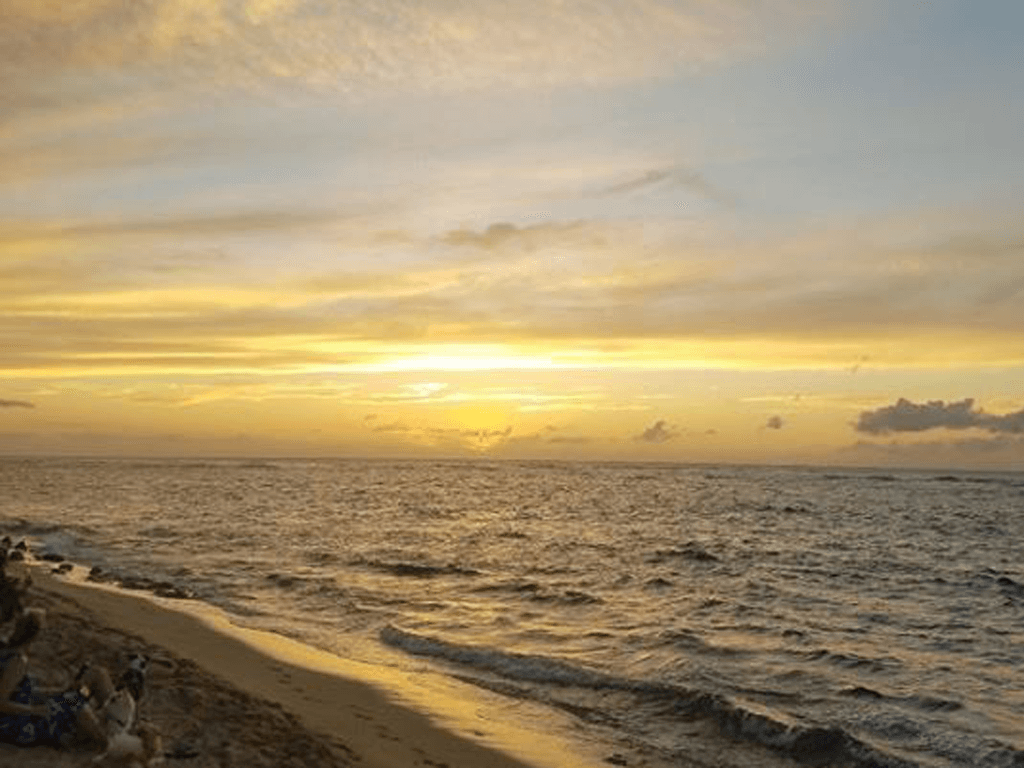 Sunset on a Beach